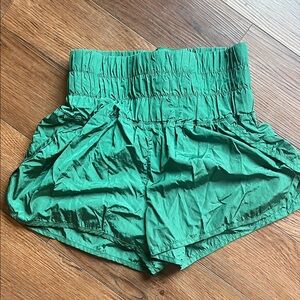 FP Movement by Free People Green High-Waisted Shorts